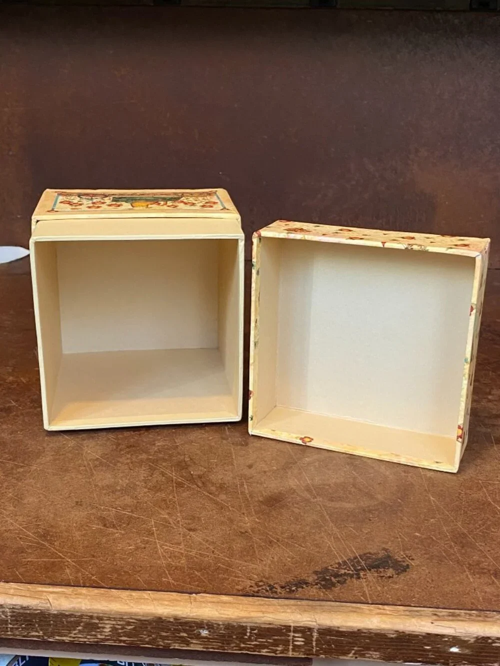 Y2K 2001 Curious Cats Decorative Box Bob's Boxes Debi Hron R.A. Lang Card Co
